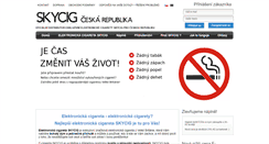 Desktop Screenshot of elektrocigo.cz